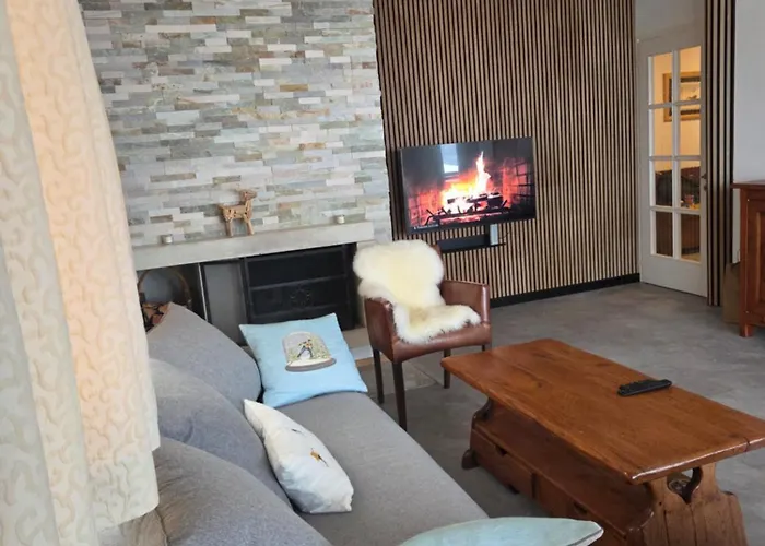 Centre Crans-montana, Balcon Plein Sud, Vue Alpes, Parking Prive Lejlighed
