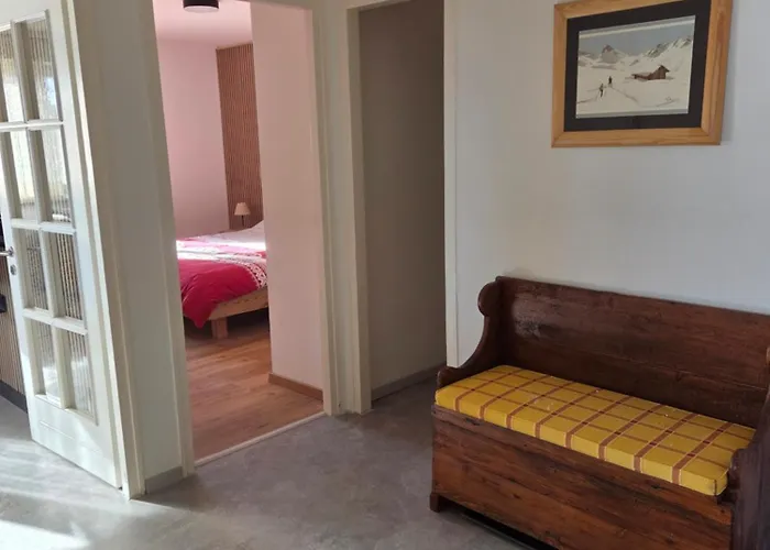Centre Crans-montana, Balcon Plein Sud, Vue Alpes, Parking Prive Lejlighed *